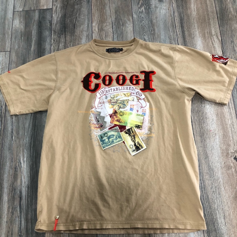 COOGI Khaki Design T-Shirt
